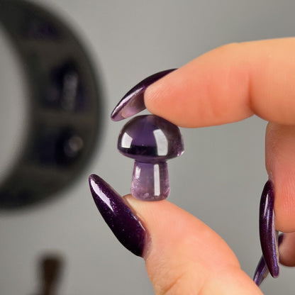 Mini Gem Amethyst Mushrooms