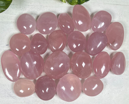 Star Rose Quartz Palm Stones