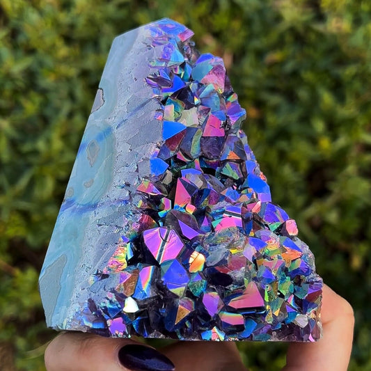 Rainbow Aura Amethyst Cathedral