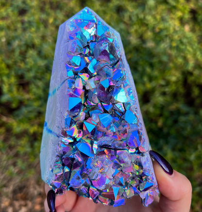 Rainbow Aura Amethyst Cathedral