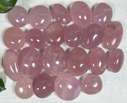 Star Rose Quartz Palm Stones