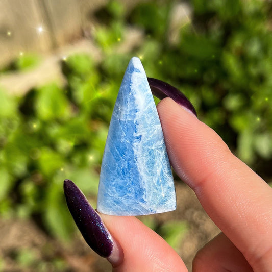 Blue Scheelite Cabochons