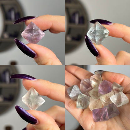 Fluorite Octahedrons