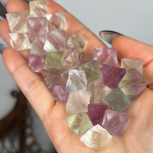 Fluorite Octahedrons