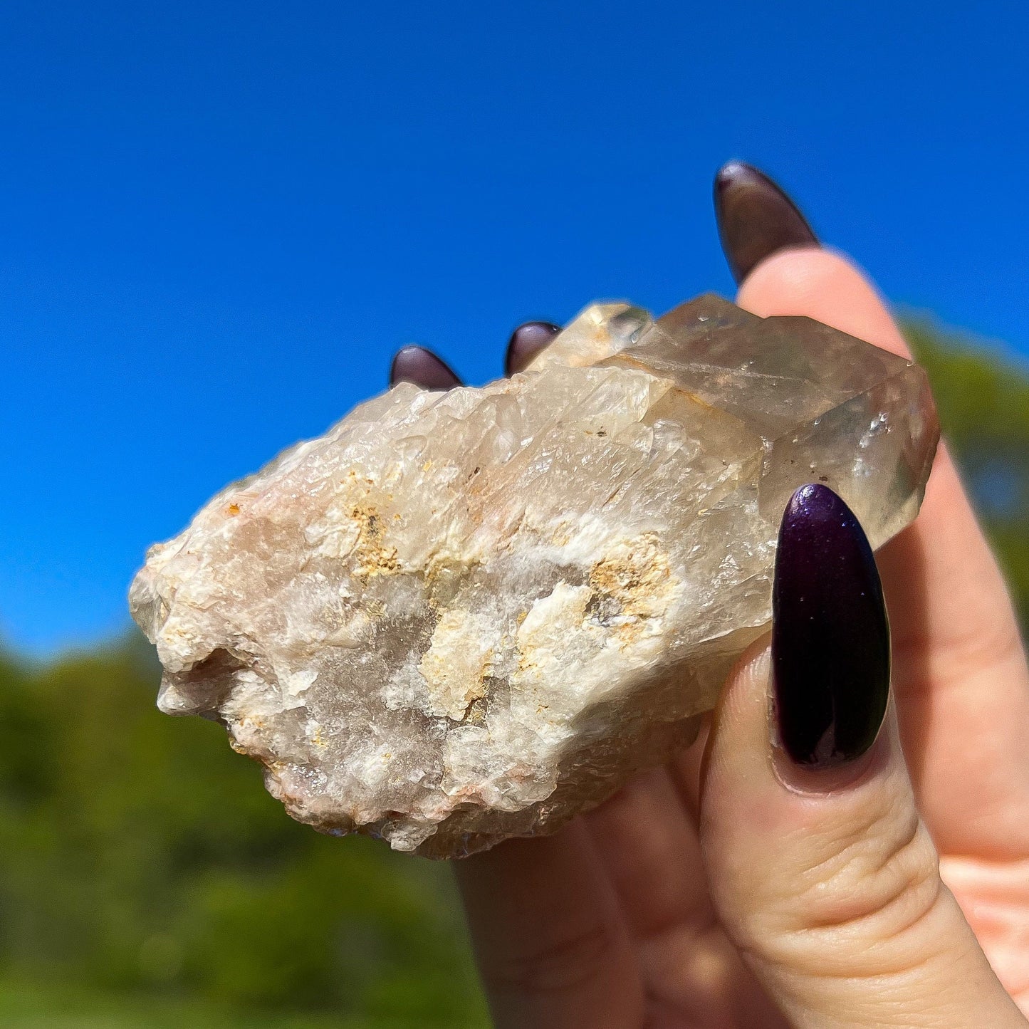 Elestial Congo Citrine Cluster