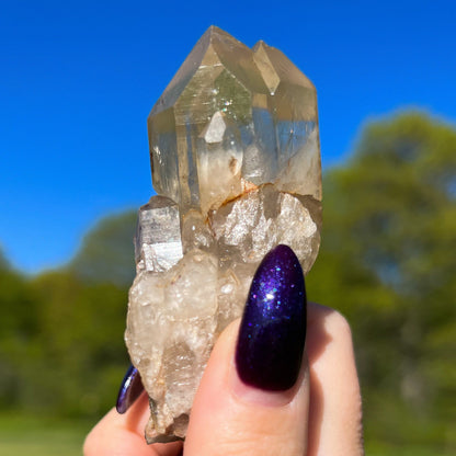 Elestial Congo Citrine Cluster