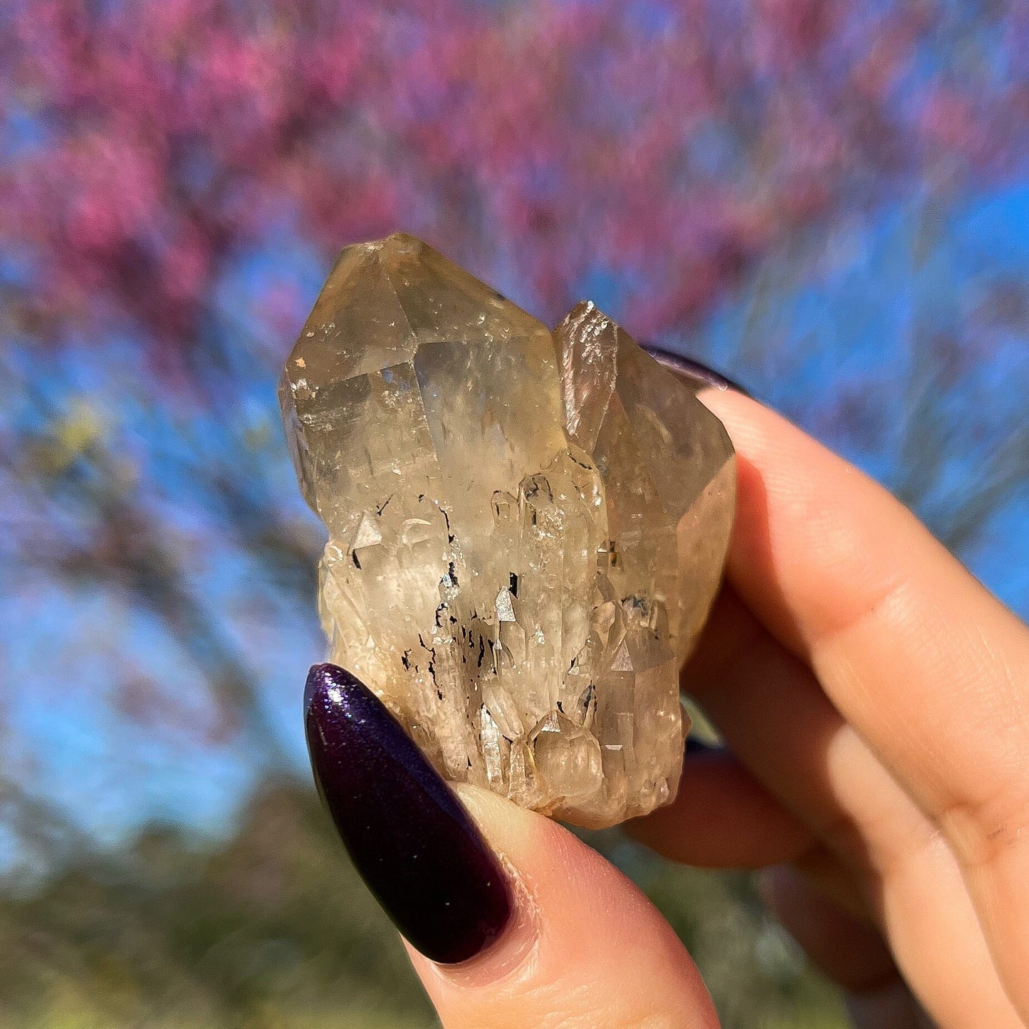 Elestial Congo Citrine Cluster
