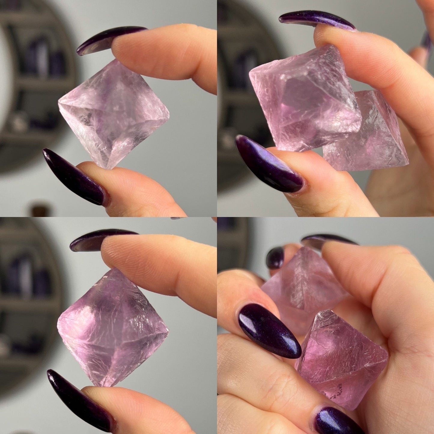 Fluorite Octahedrons