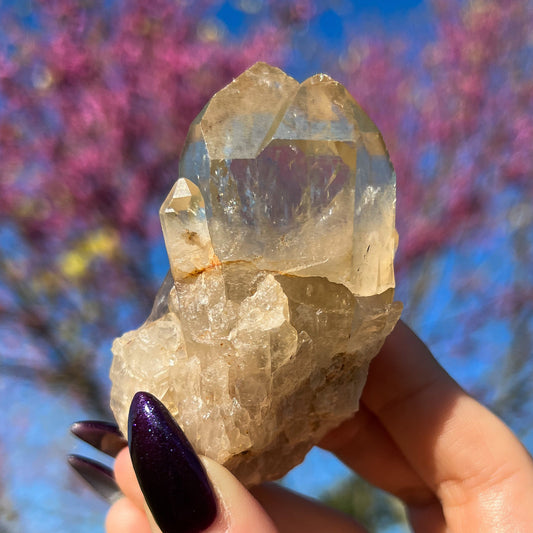 Elestial Congo Citrine Cluster