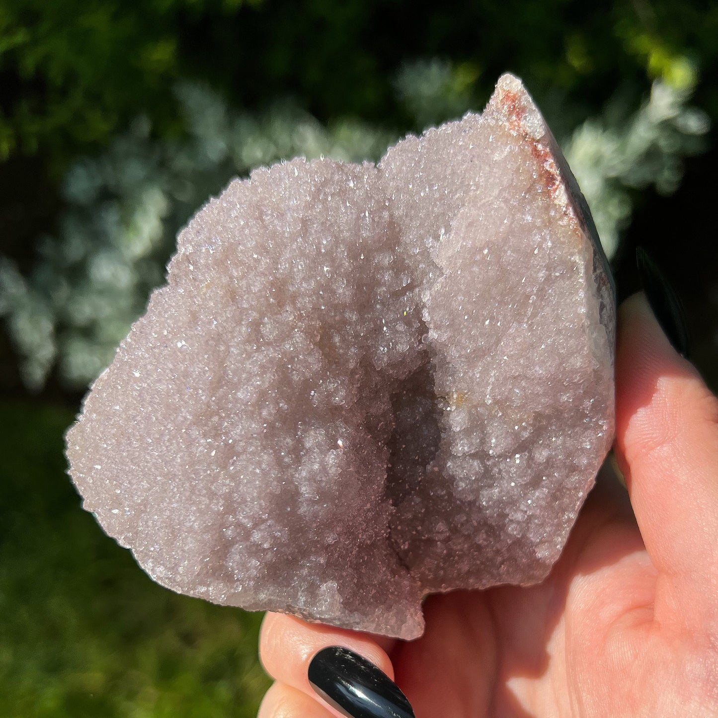 Sugar Druzy Pink Amethyst