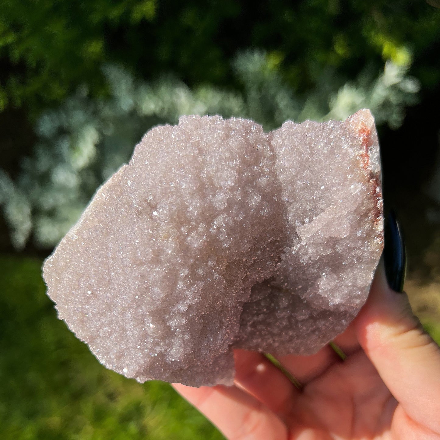 Sugar Druzy Pink Amethyst