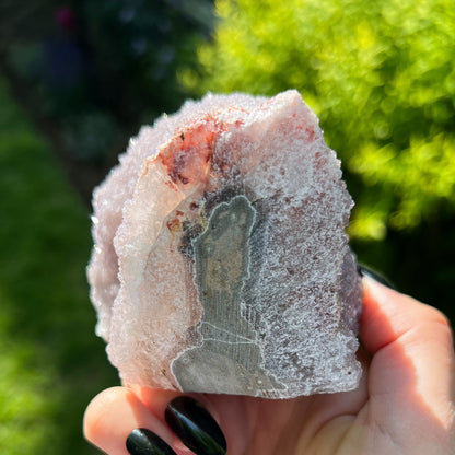 Sugar Druzy Pink Amethyst