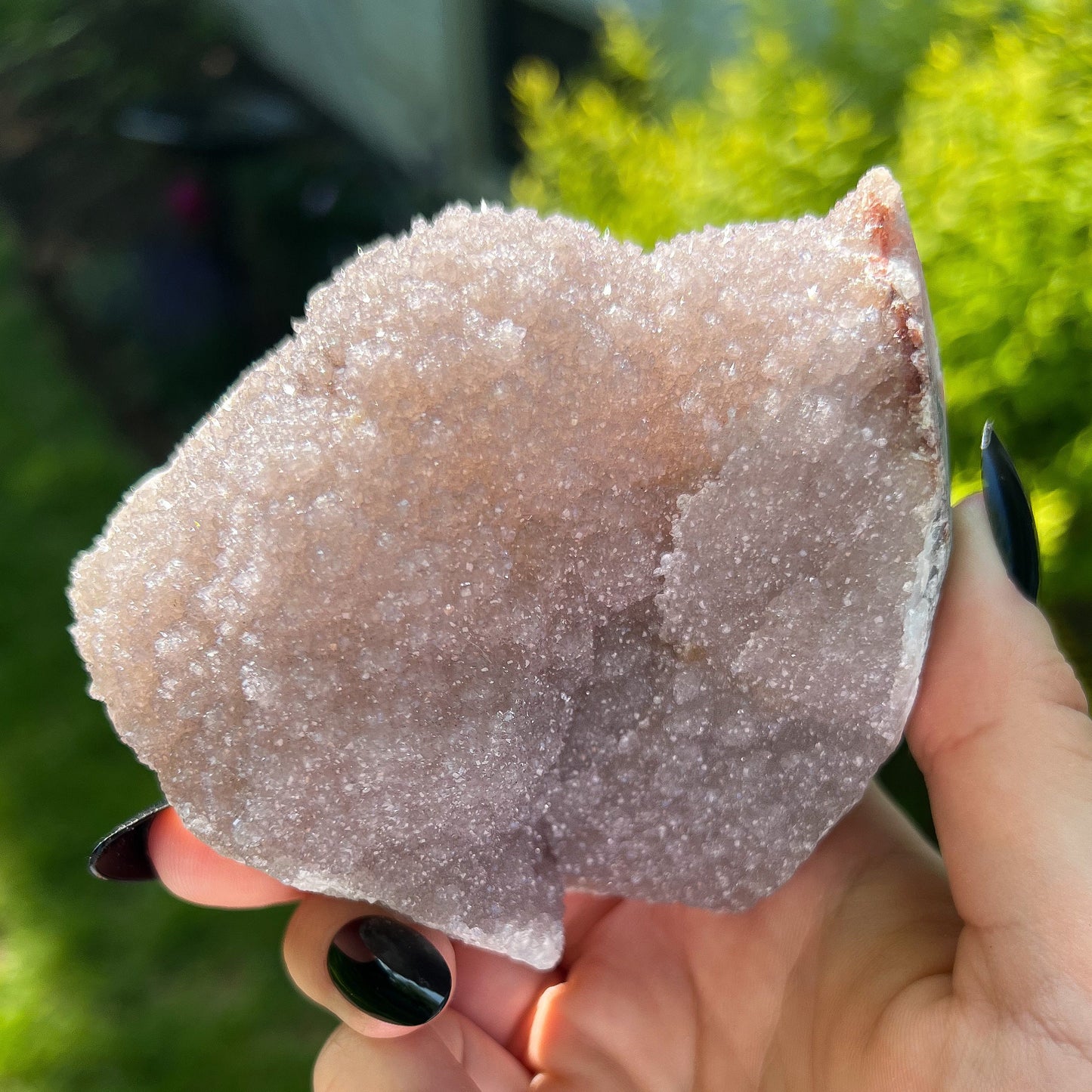 Sugar Druzy Pink Amethyst