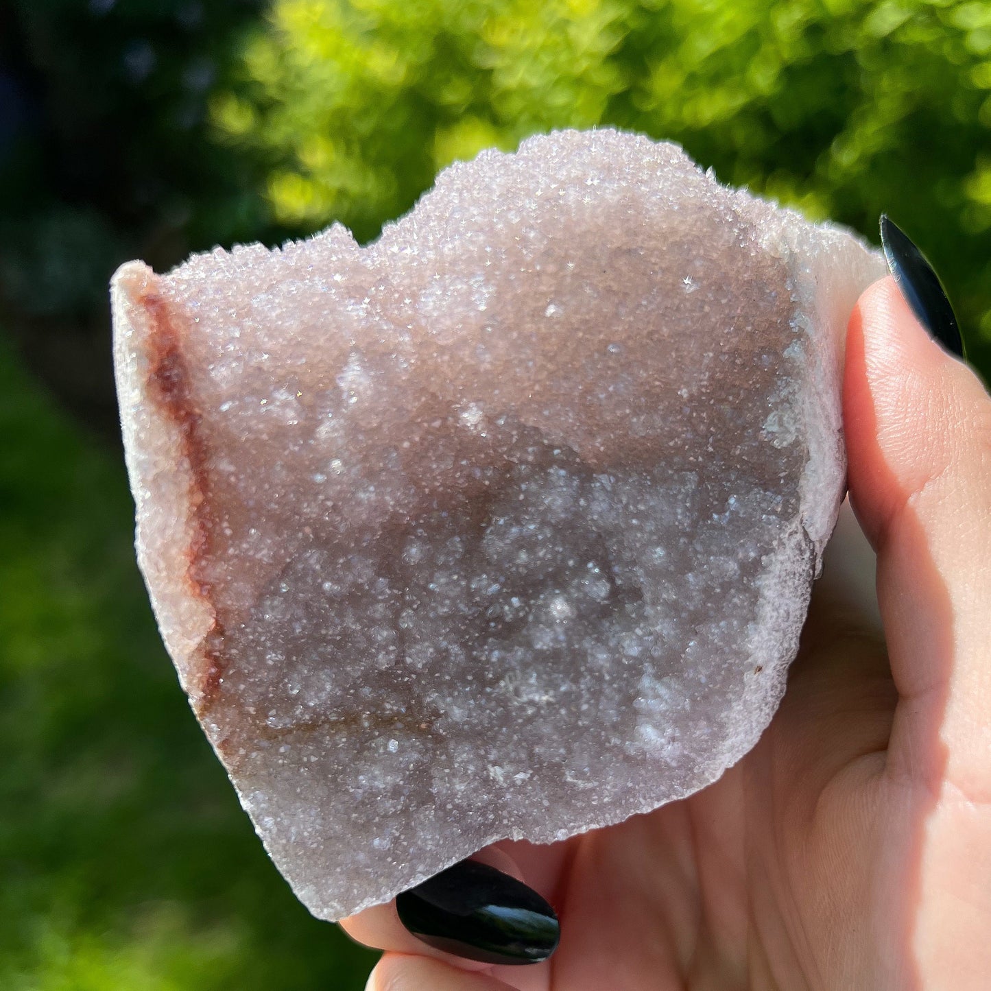 Sugar Druzy Pink Amethyst