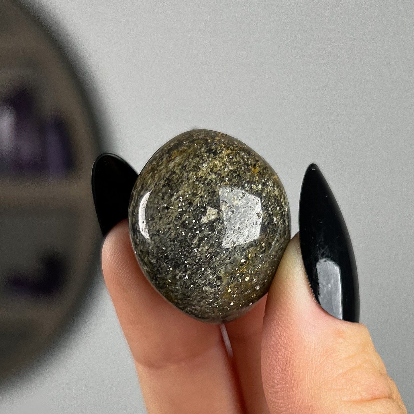 Black Gold Sunstone Tumbles