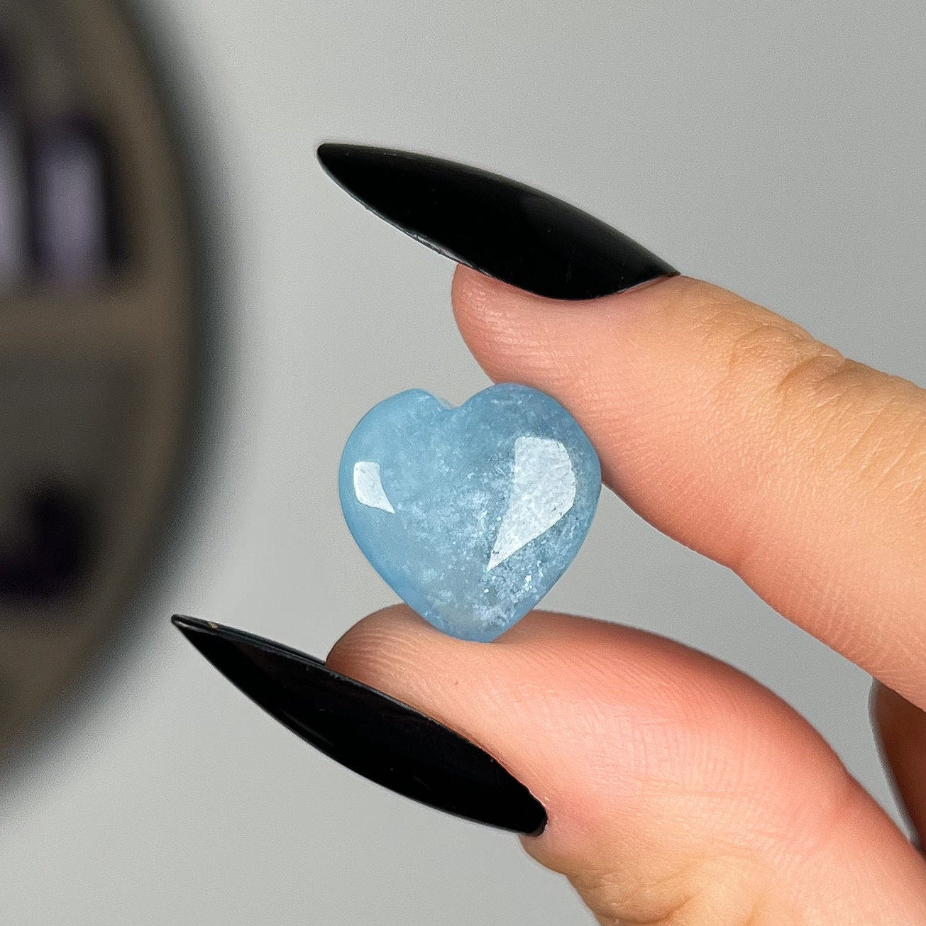 Mini Aquamarine Hearts