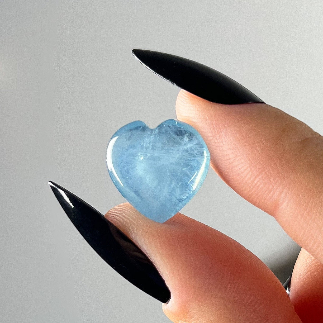 Mini Aquamarine Hearts