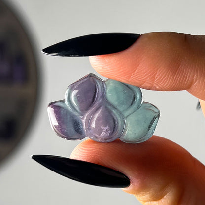 Mini Rainbow Fluorite Lotus