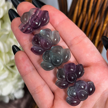 Mini Rainbow Fluorite Lotus
