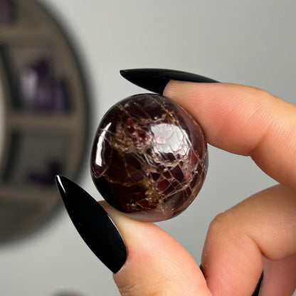 Star Almandine Garnet Tumbles
