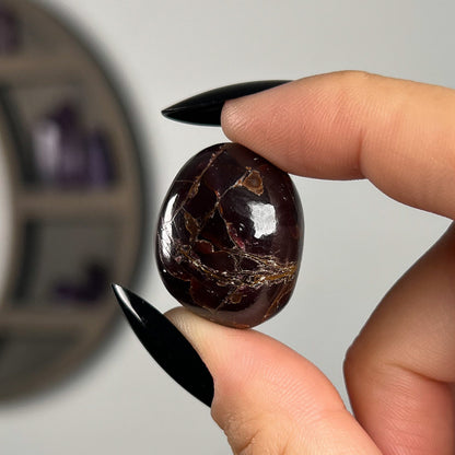 Star Almandine Garnet Tumbles