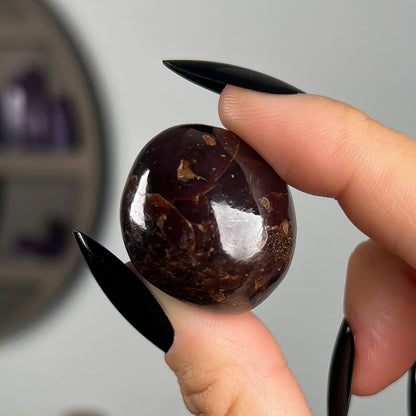 Star Almandine Garnet Tumbles