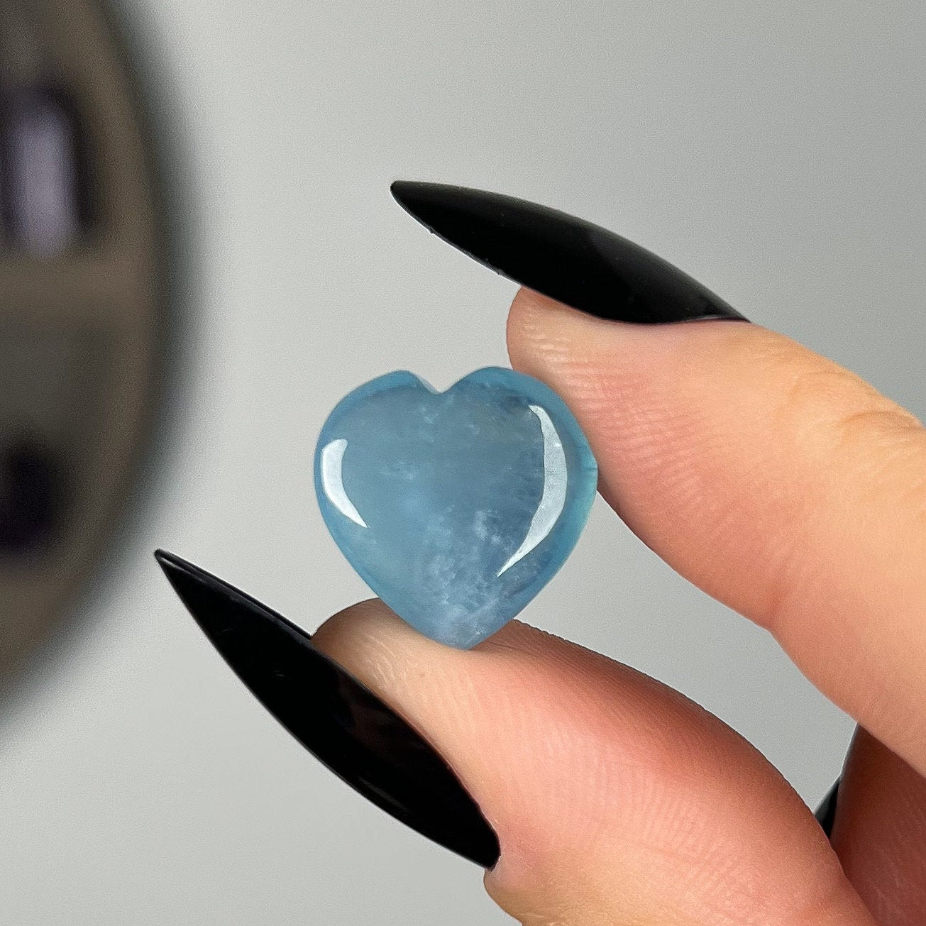 Mini Aquamarine Hearts