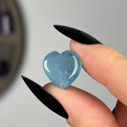Mini Aquamarine Hearts
