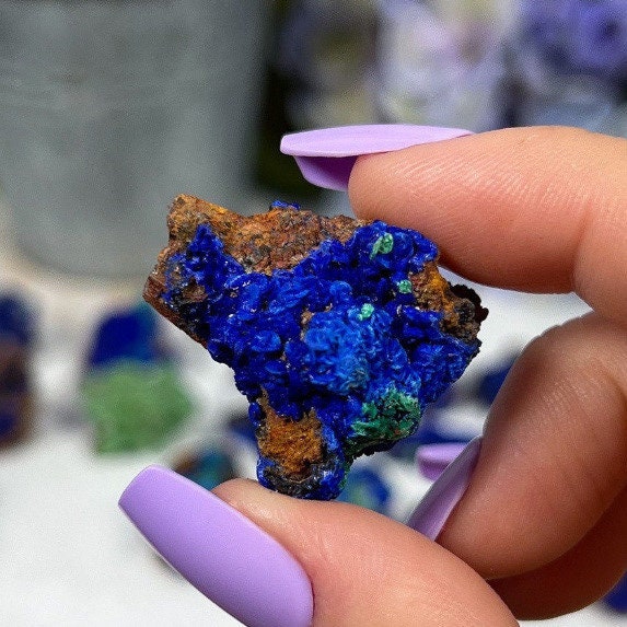 Azurite Malachite Quartz Limonite Selenite