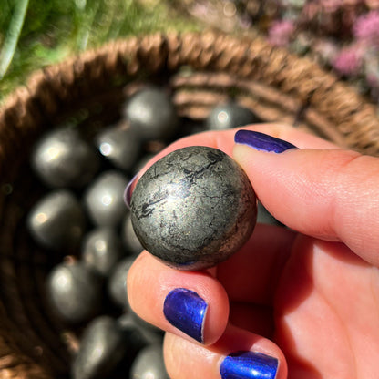 Pyrite Agate Tumbles