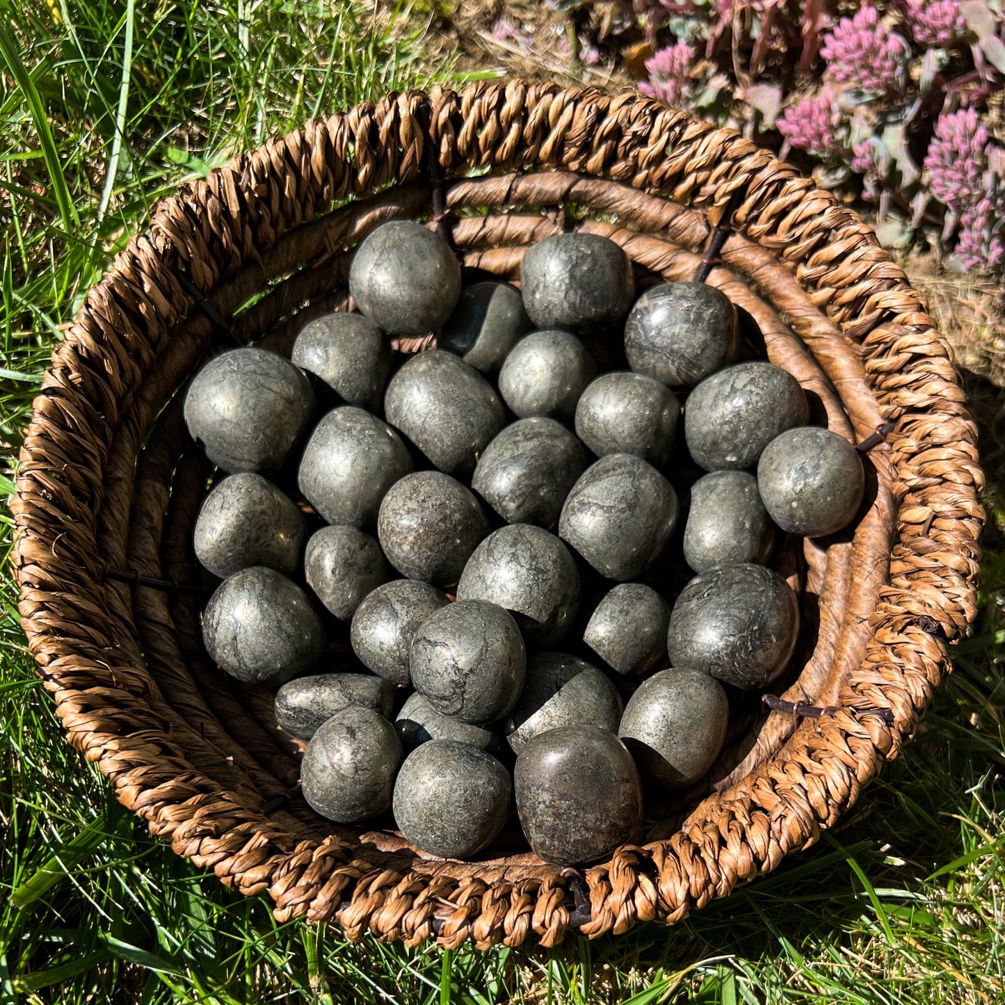 Pyrite Agate Tumbles