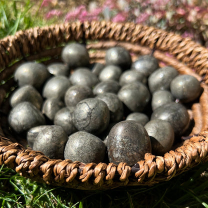 Pyrite Agate Tumbles