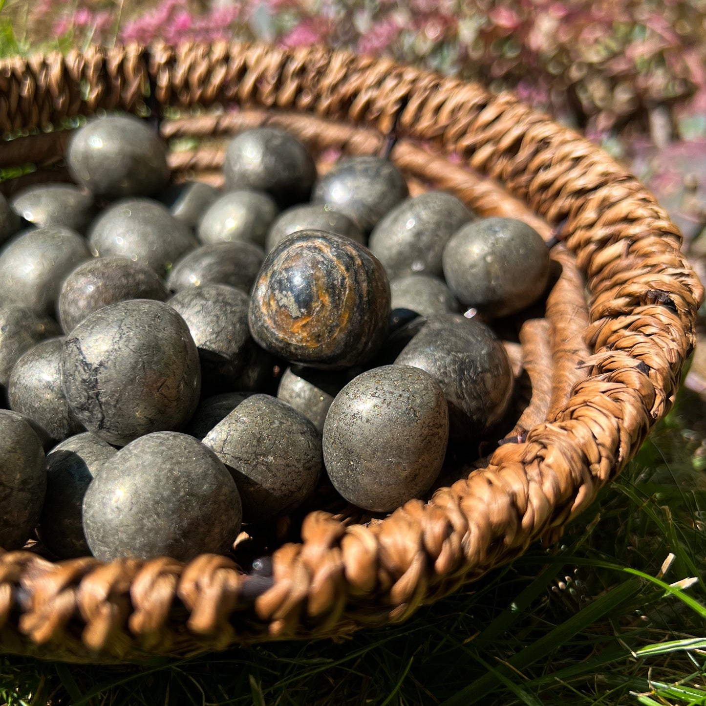Pyrite Agate Tumbles