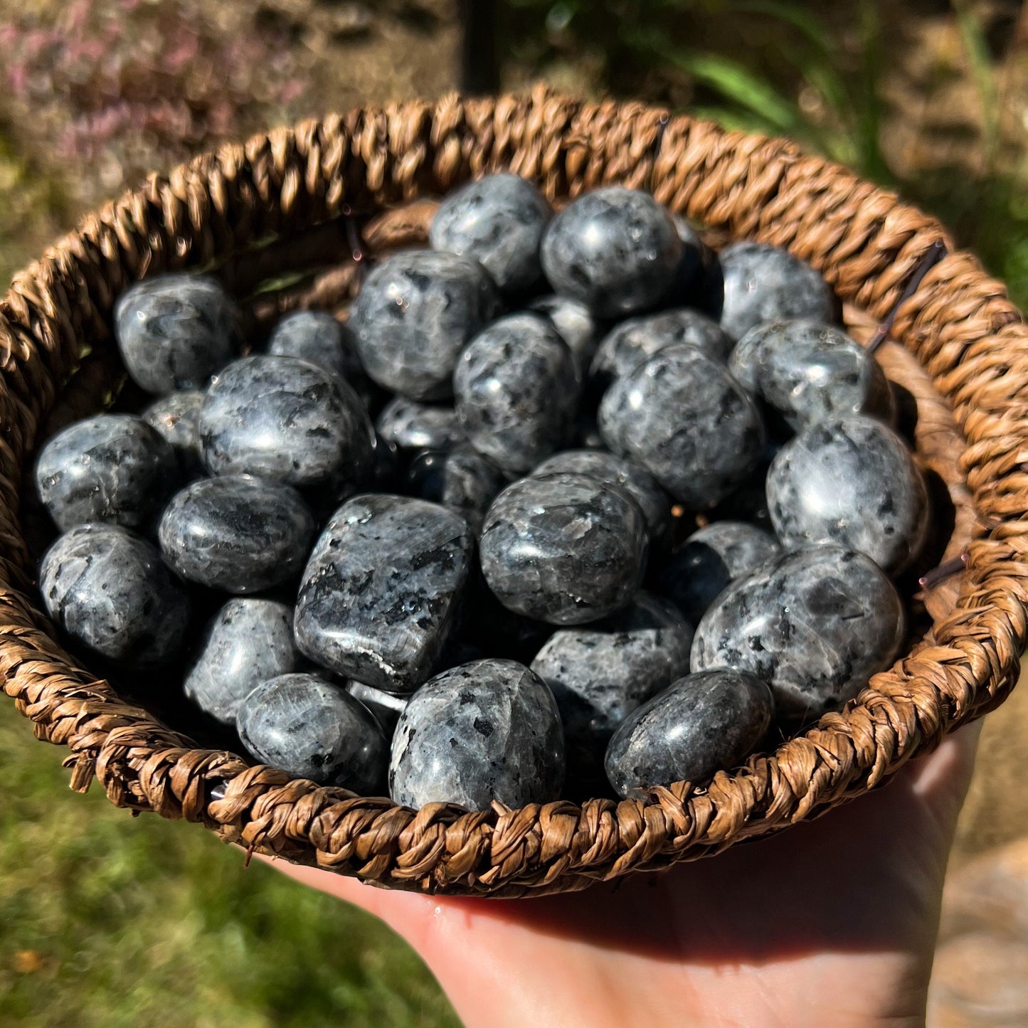 Larvikite Tumbles
