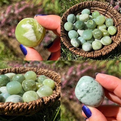 Green Jade Tumbles