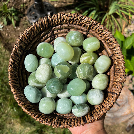 Green Jade Tumbles