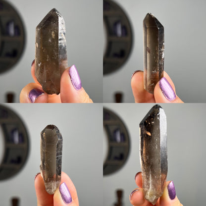 Smoky Quartz Lemurian Points