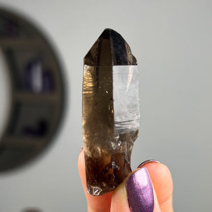 Smoky Quartz Lemurian Points