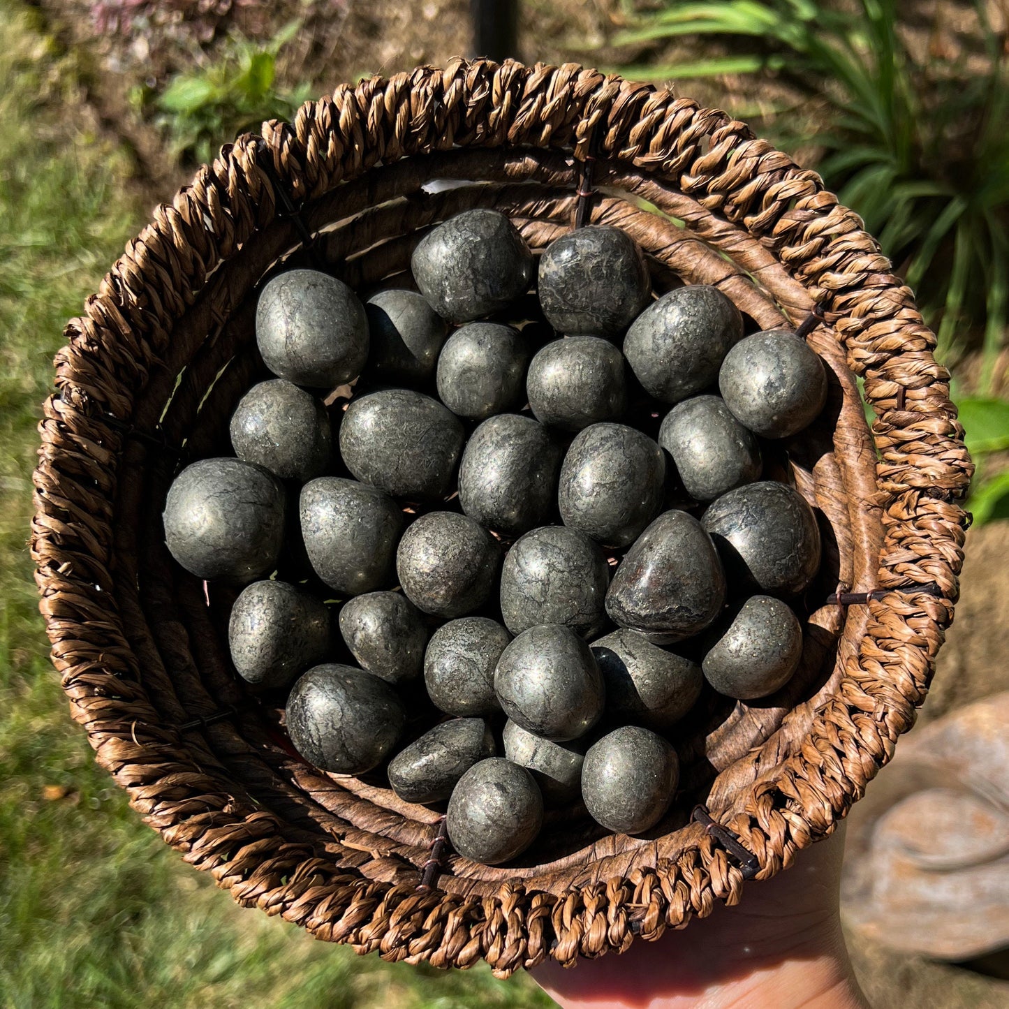 Pyrite Agate Tumbles