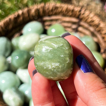 Green Jade Tumbles