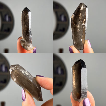 Smoky Quartz Lemurian Points