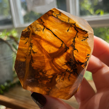 Dendrites in Golden Healer Quartz Freeform