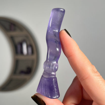 Purple Fluorite Witch Broom