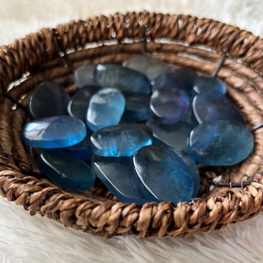 Blue Green Fluorite Pocket Stones