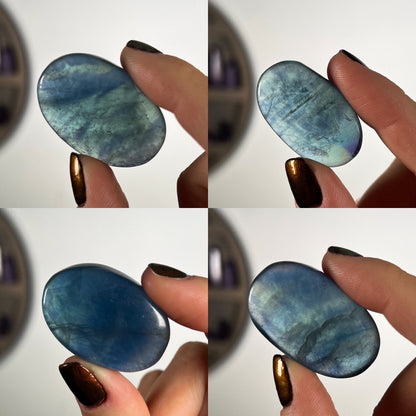 Blue Green Fluorite Pocket Stones