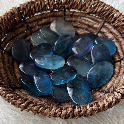 Blue Green Fluorite Pocket Stones