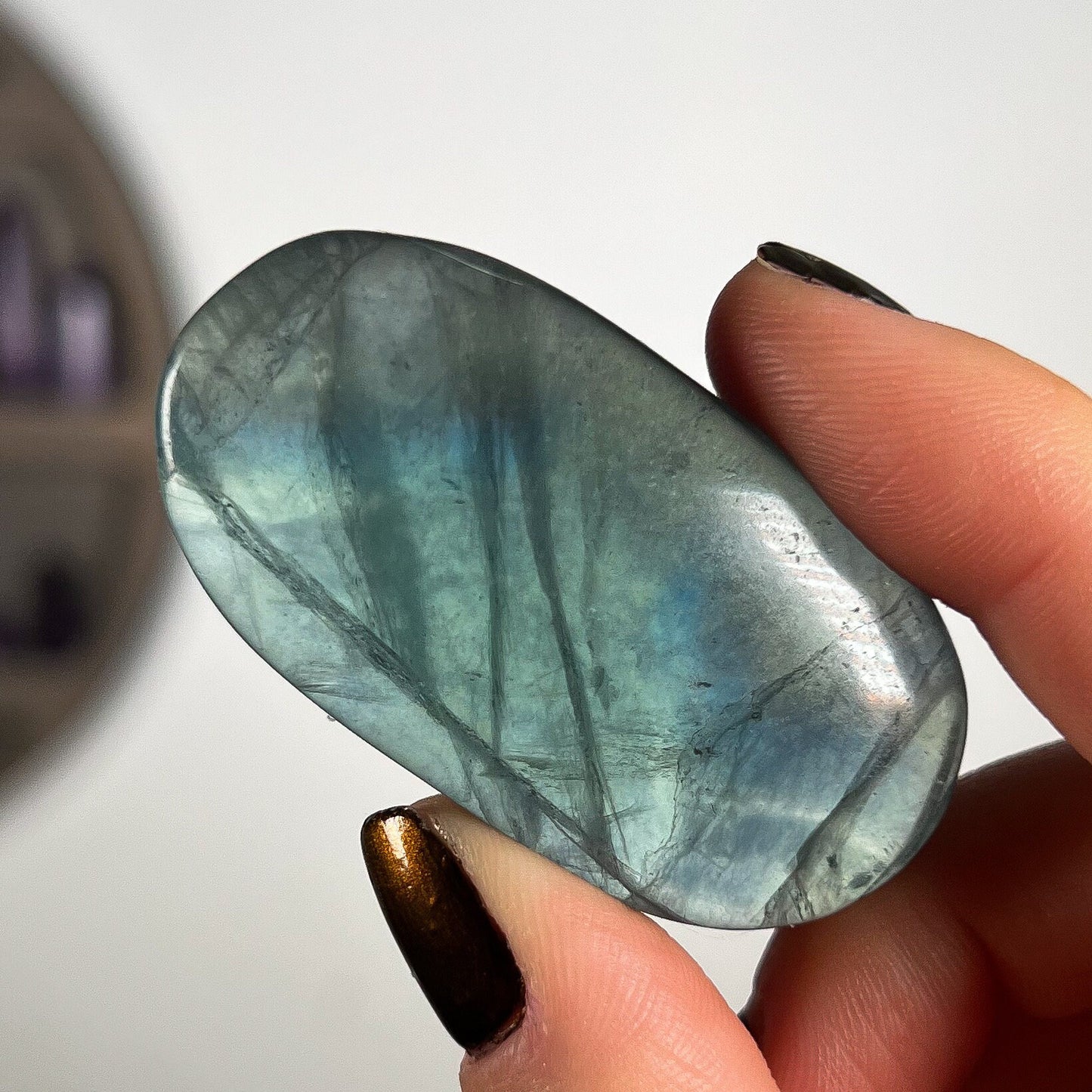 Blue Green Fluorite Pocket Stones