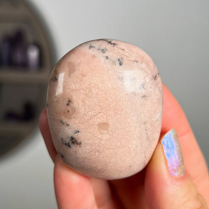 Pink Opal Palm Stones