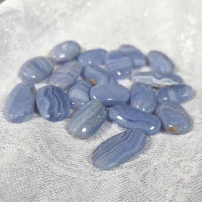 Blue Lace Agate Pocket Stones