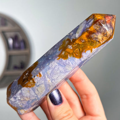 Purple Chalcedony Tower